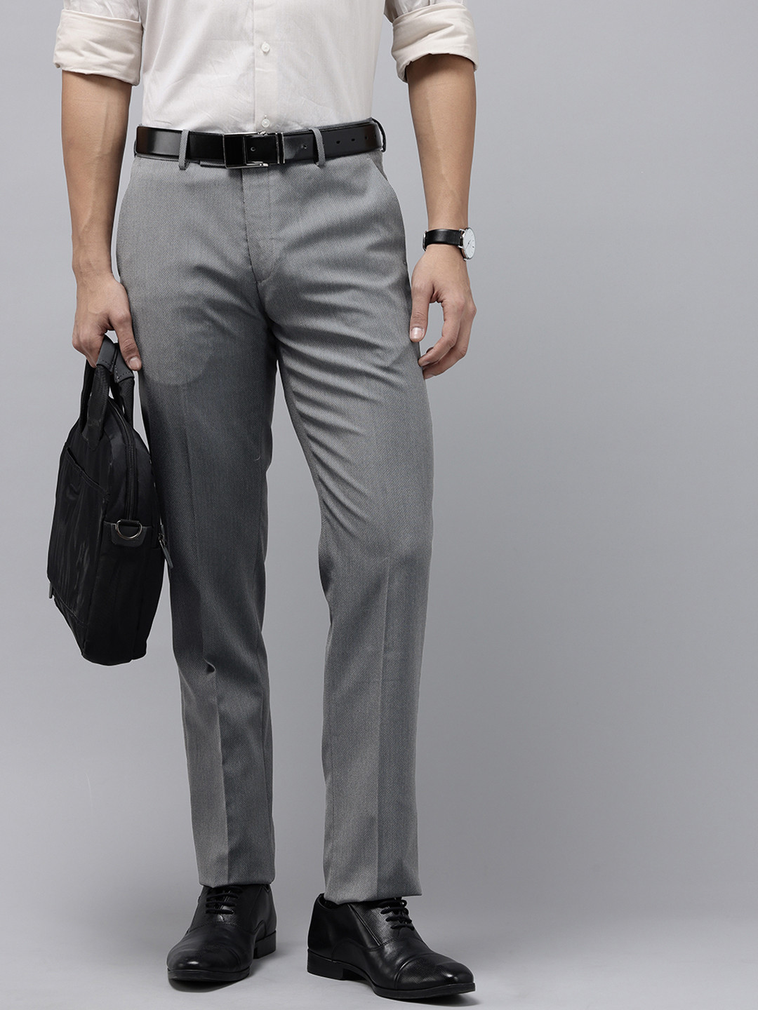 Arrow Men Tailored Fit Formal Trousers