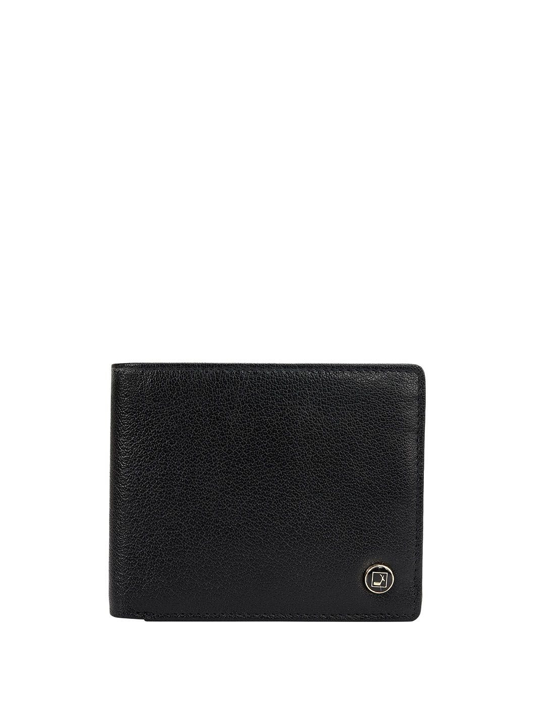 Da Milano Men Textured Leather Two Fold Wallet