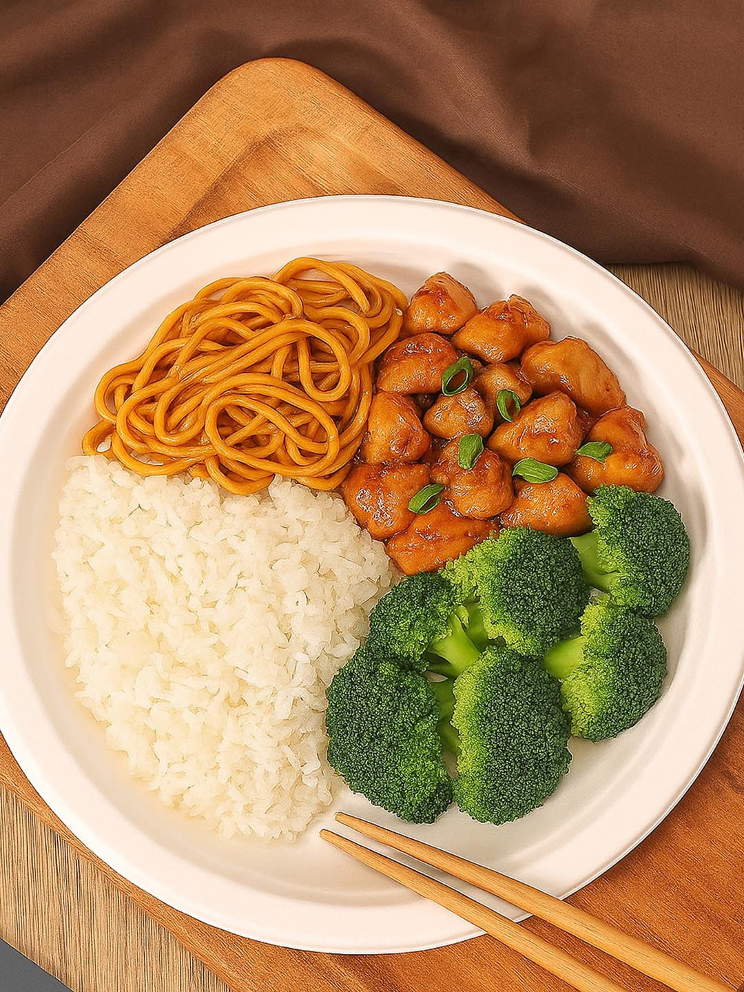 EarthCraft Bagasse White 10 Pieces Microwave Safe Disposable Plates 9 Inch