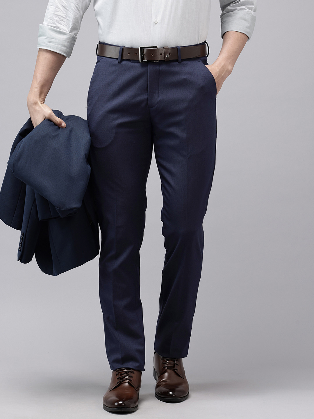 Arrow Men Tailored Fit Formal Trousers
