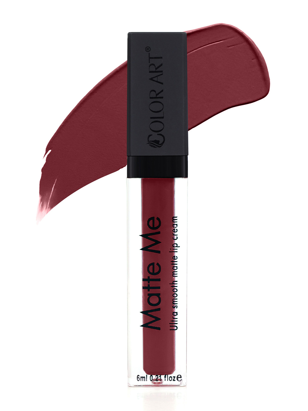 Color Art Matte Me Waterproof Liquid Lipstick - 6 ml - Light Maroon