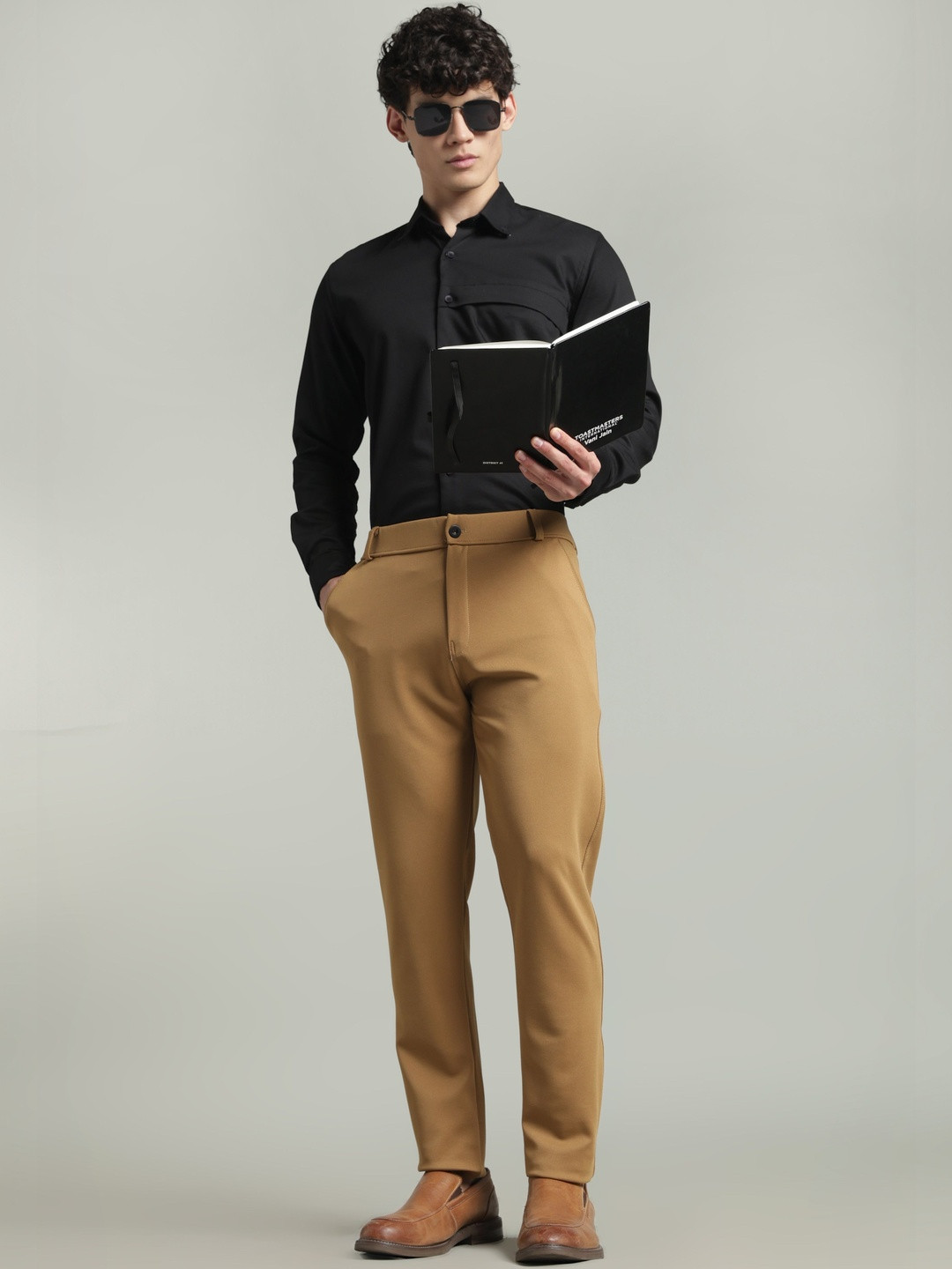 JAMES&GEORGE Men Smart Trousers