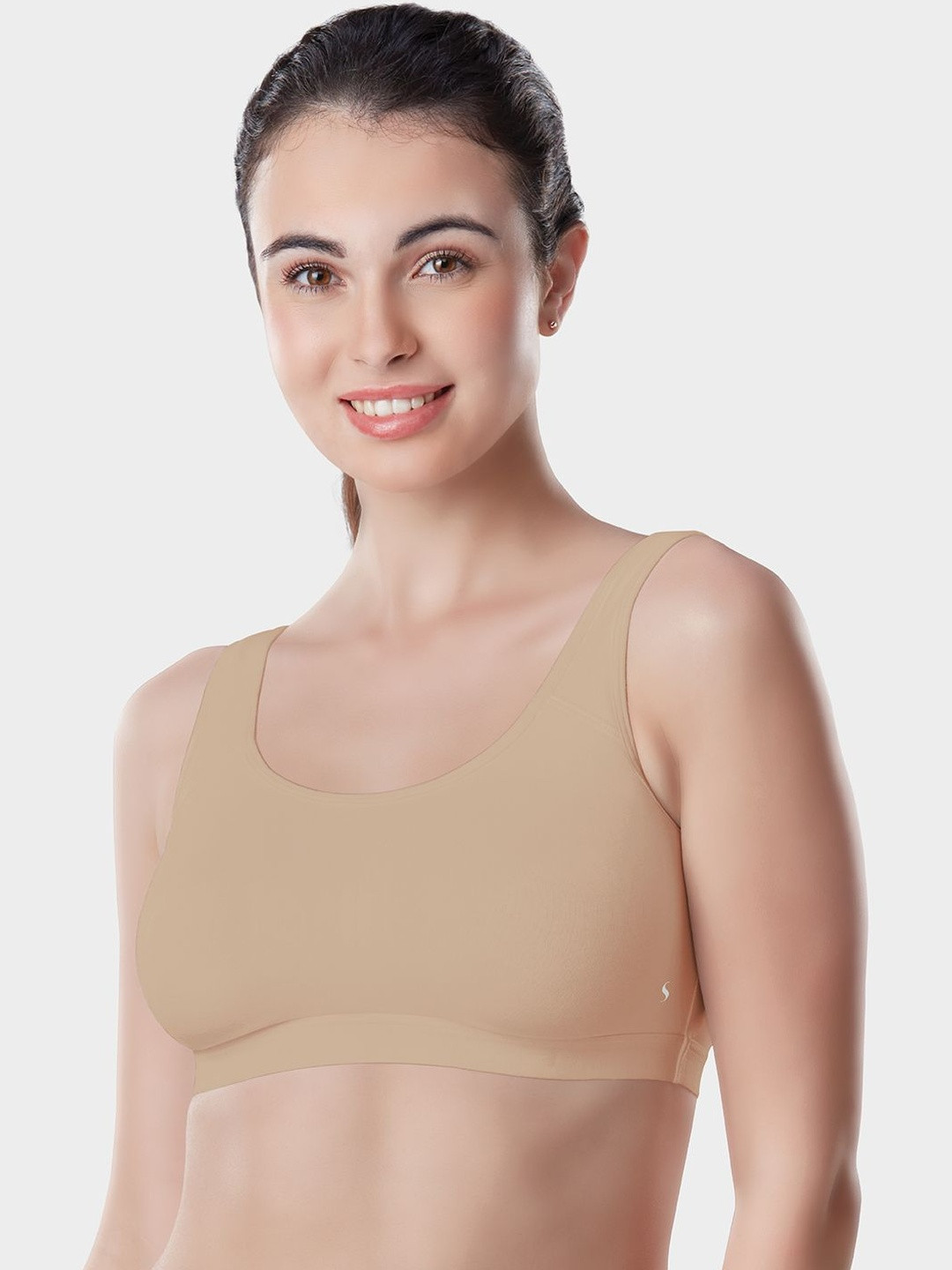 DIXCY SCOTT Slimz Wirefree Non-Padded Wide Shoulder Strap Slip-On Bra (SB121)