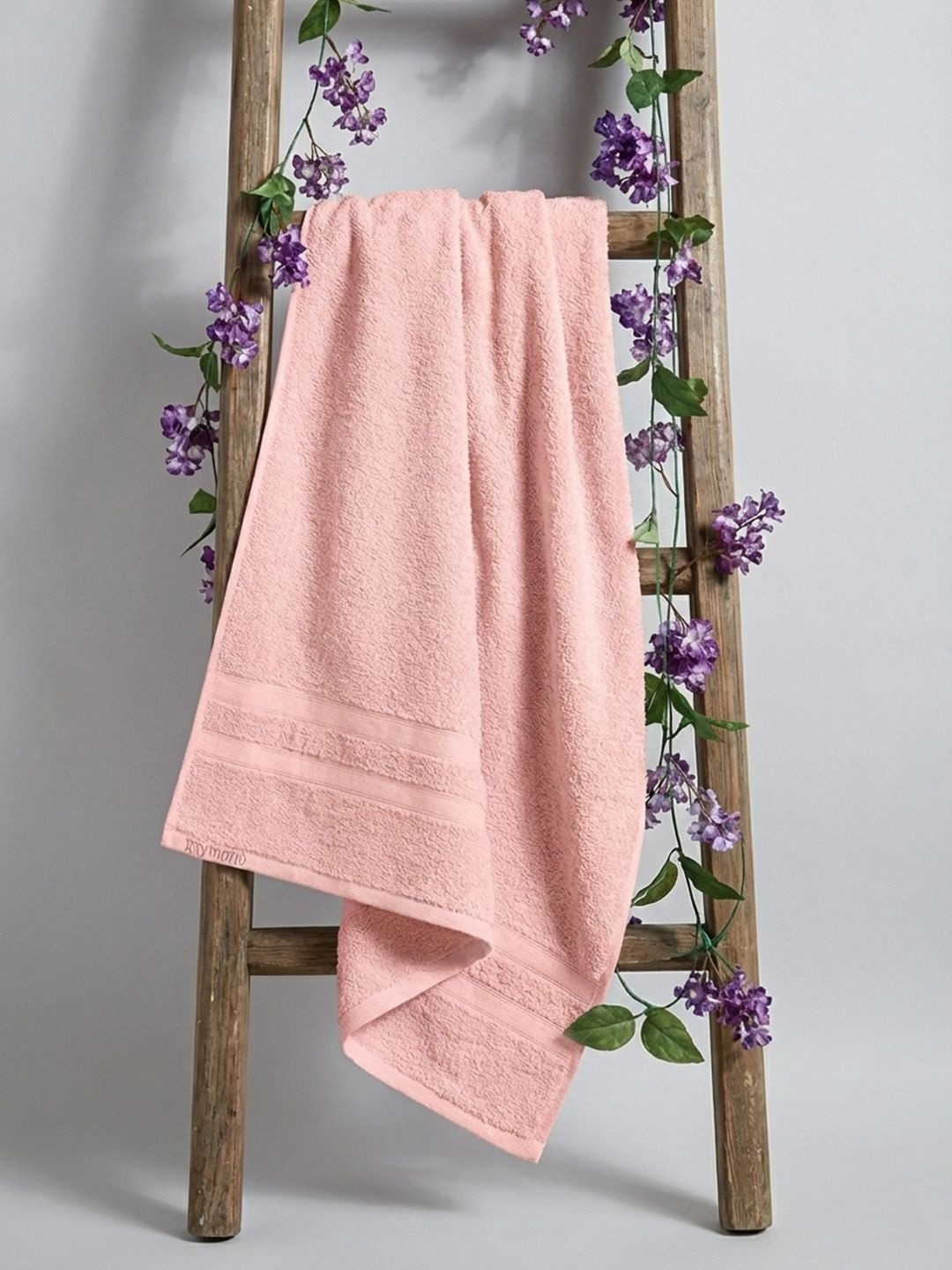 Raymond Home Pink Cotton 500 GSM Bath Towel