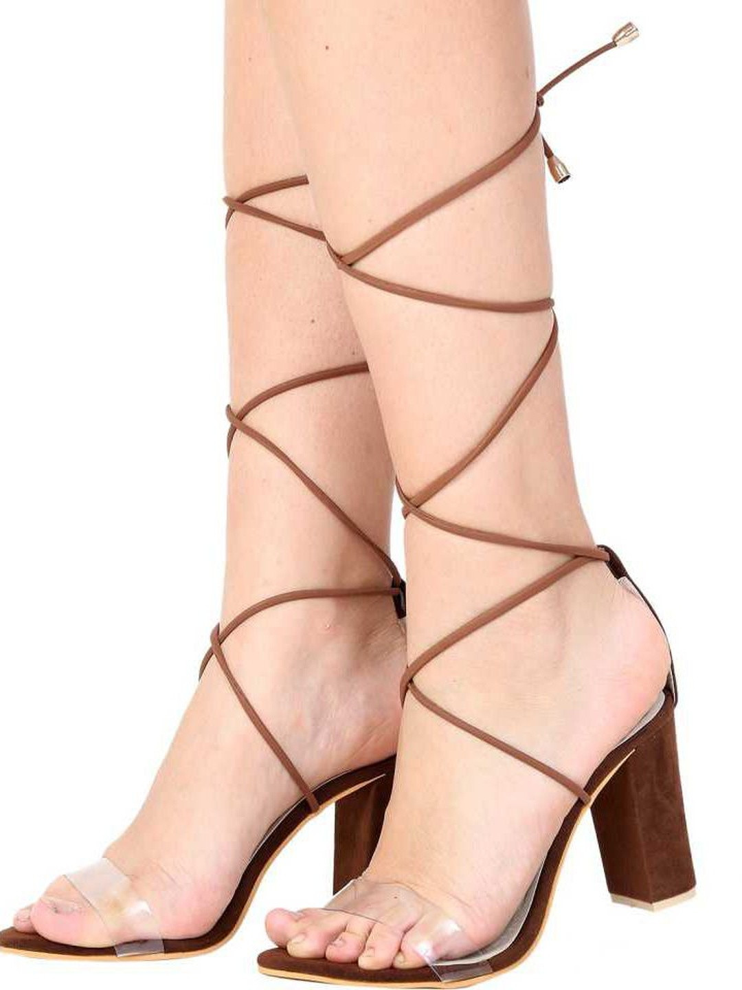 Klaur Melbourne Suede Party Block Sandals