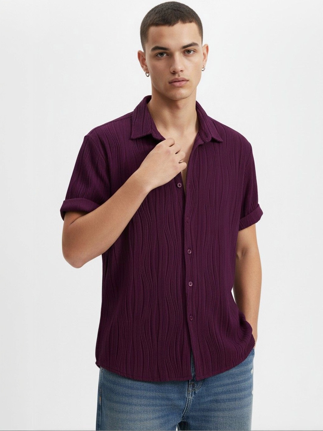 glitchez Men Casual Shirt