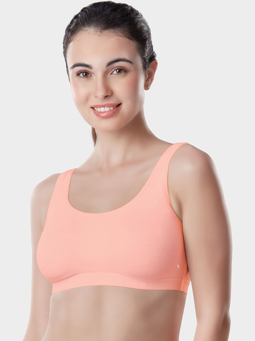 DIXCY SCOTT Slimz Wirefree Non-Padded Wide Shoulder Strap Slip-On Bra (SB121)
