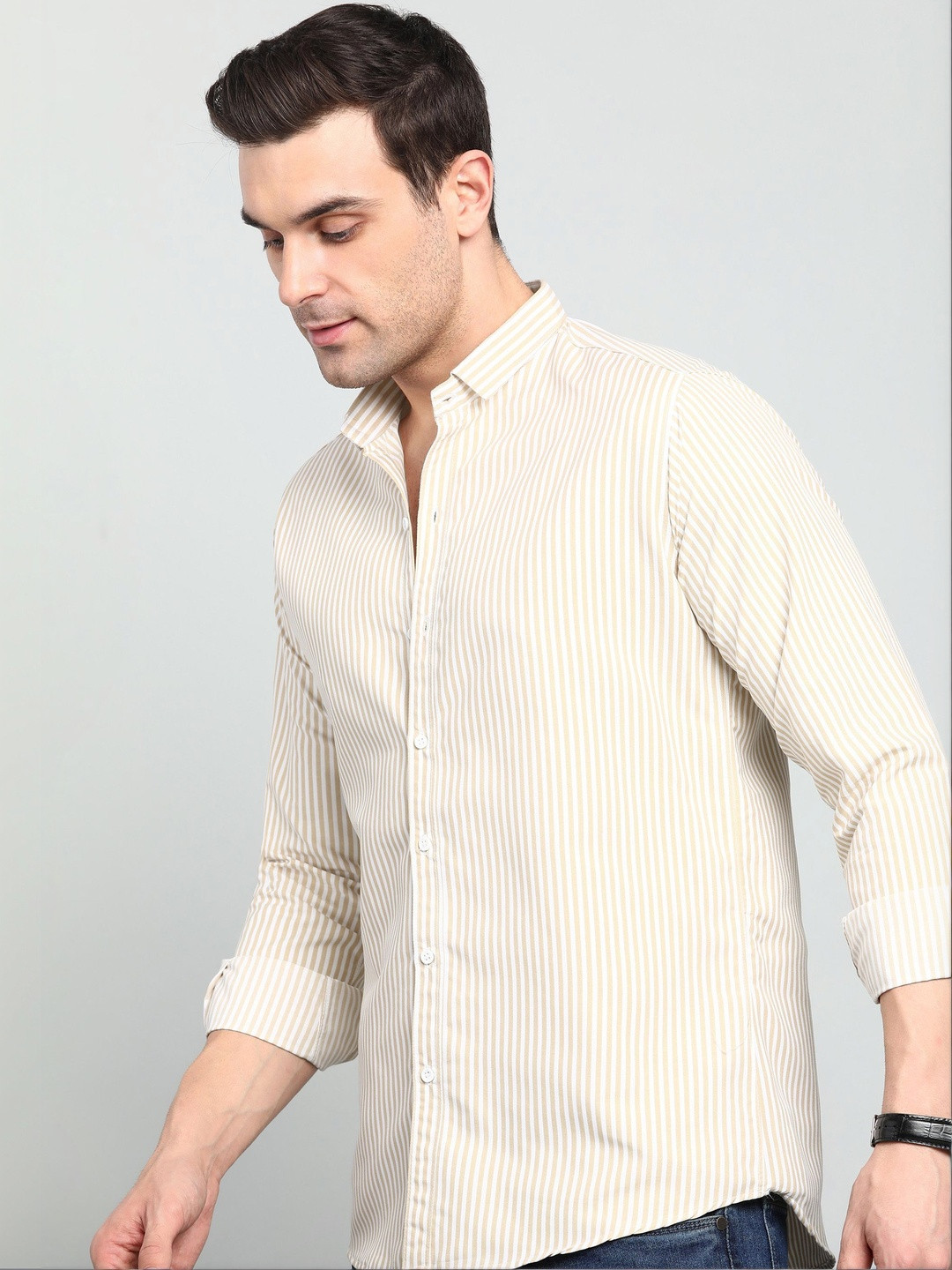 OTUS Men Classic Striped Casual Shirt