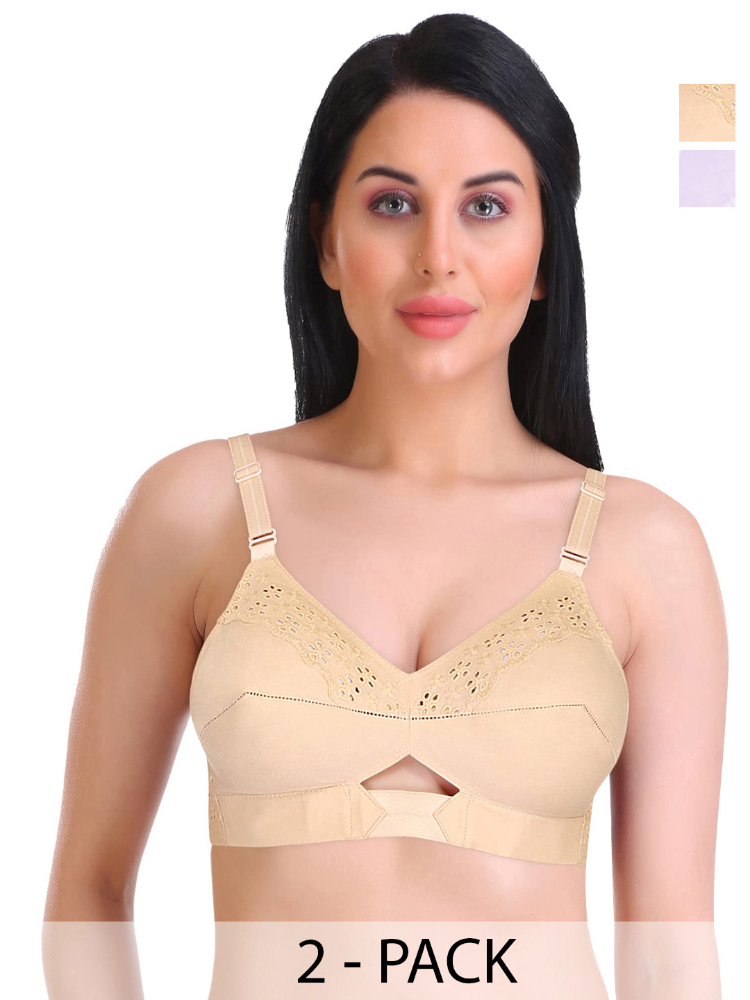 FEATHER LINE Women Non Padded Full Coverage Bra