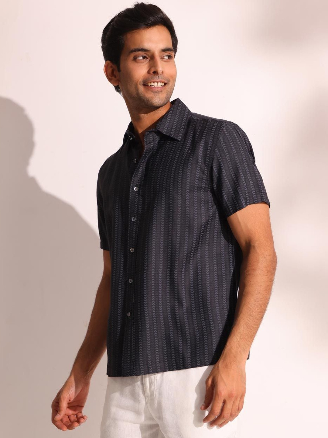Fabindia Men Printed Casual Shirt