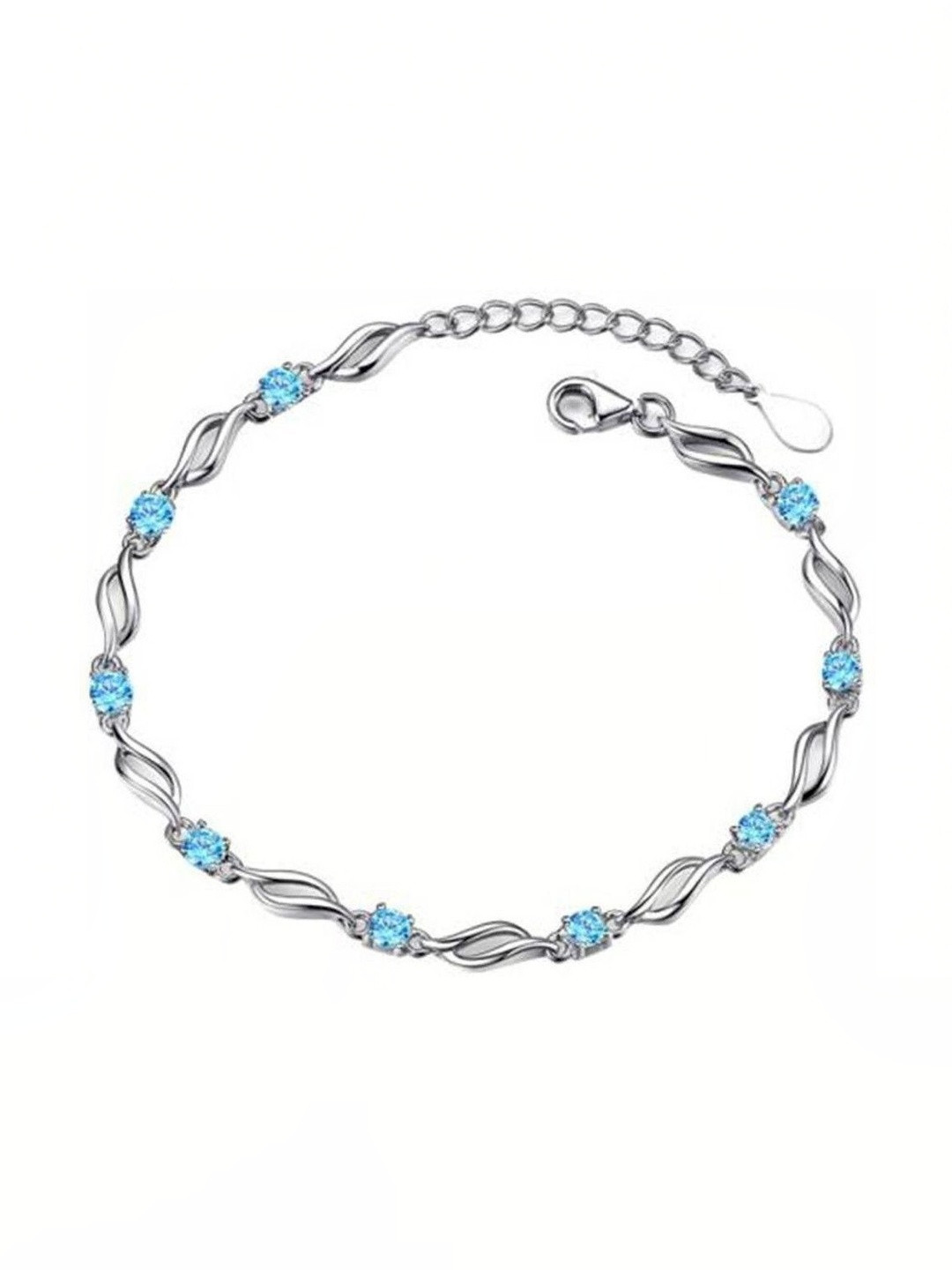RV Jewels Women Silver-Plated Link Bracelet