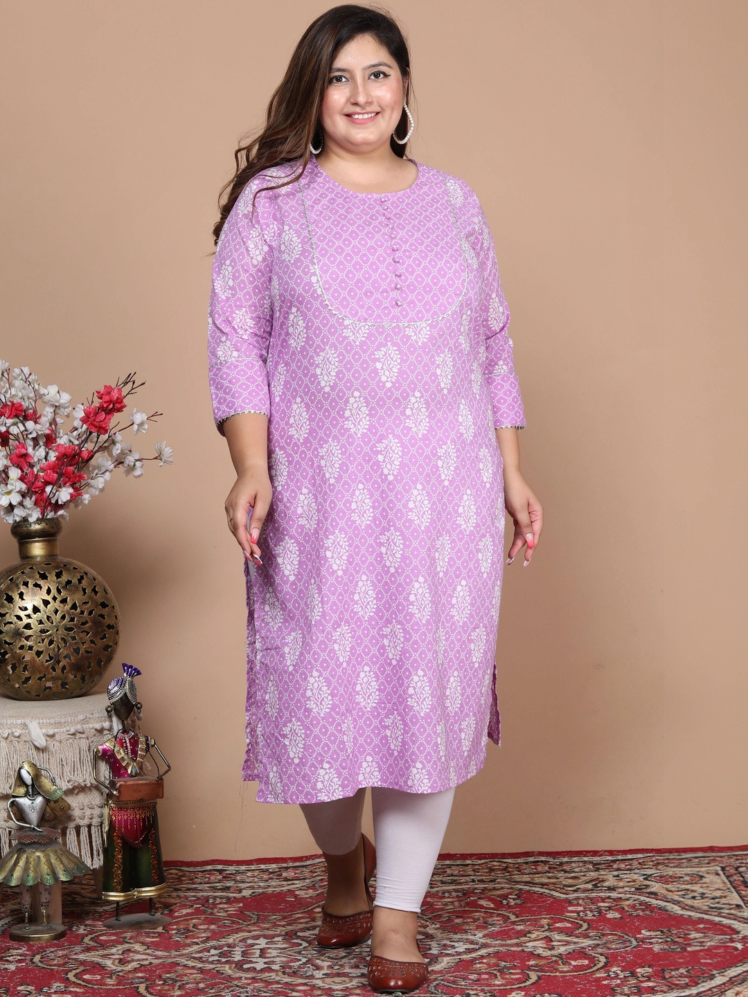Avnii Women Floral Printed Floral Kurta
