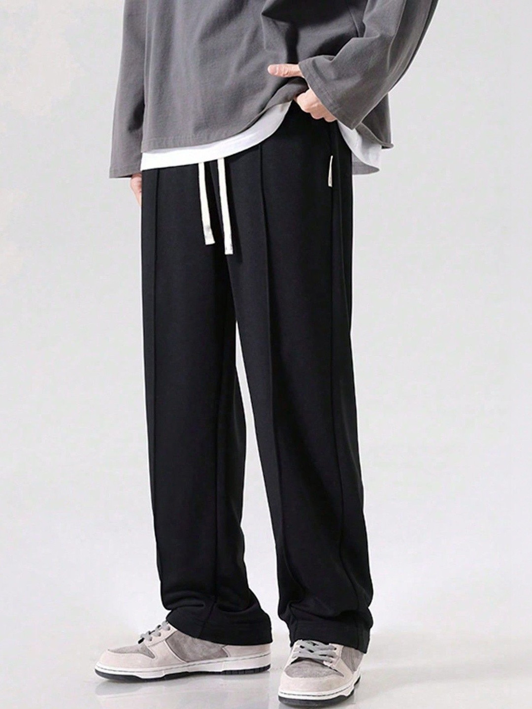 GENZILOOKS Men High-Rise Trousers