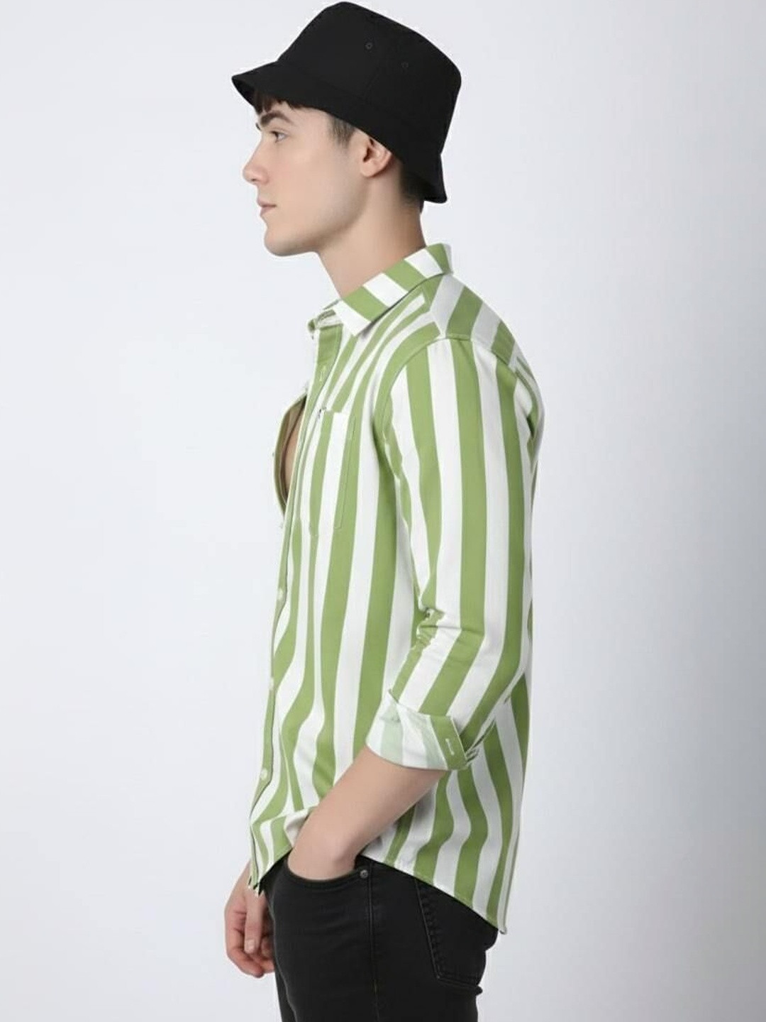 OTUS Men Classic Striped Casual Shirt
