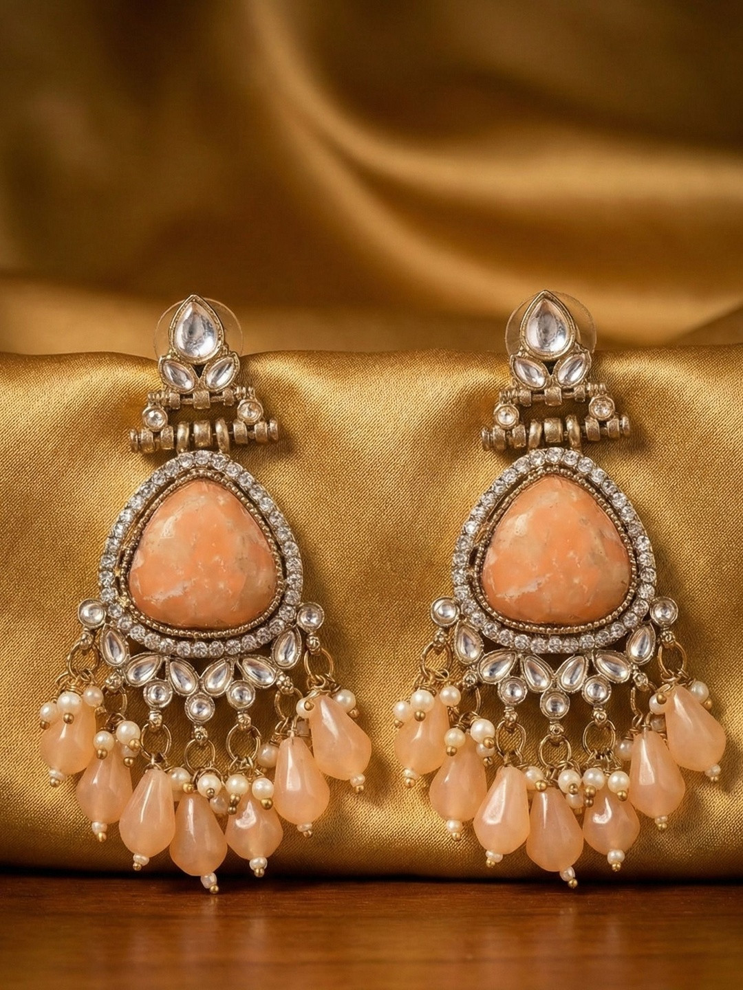 Mekkna Geometric Drop Earrings