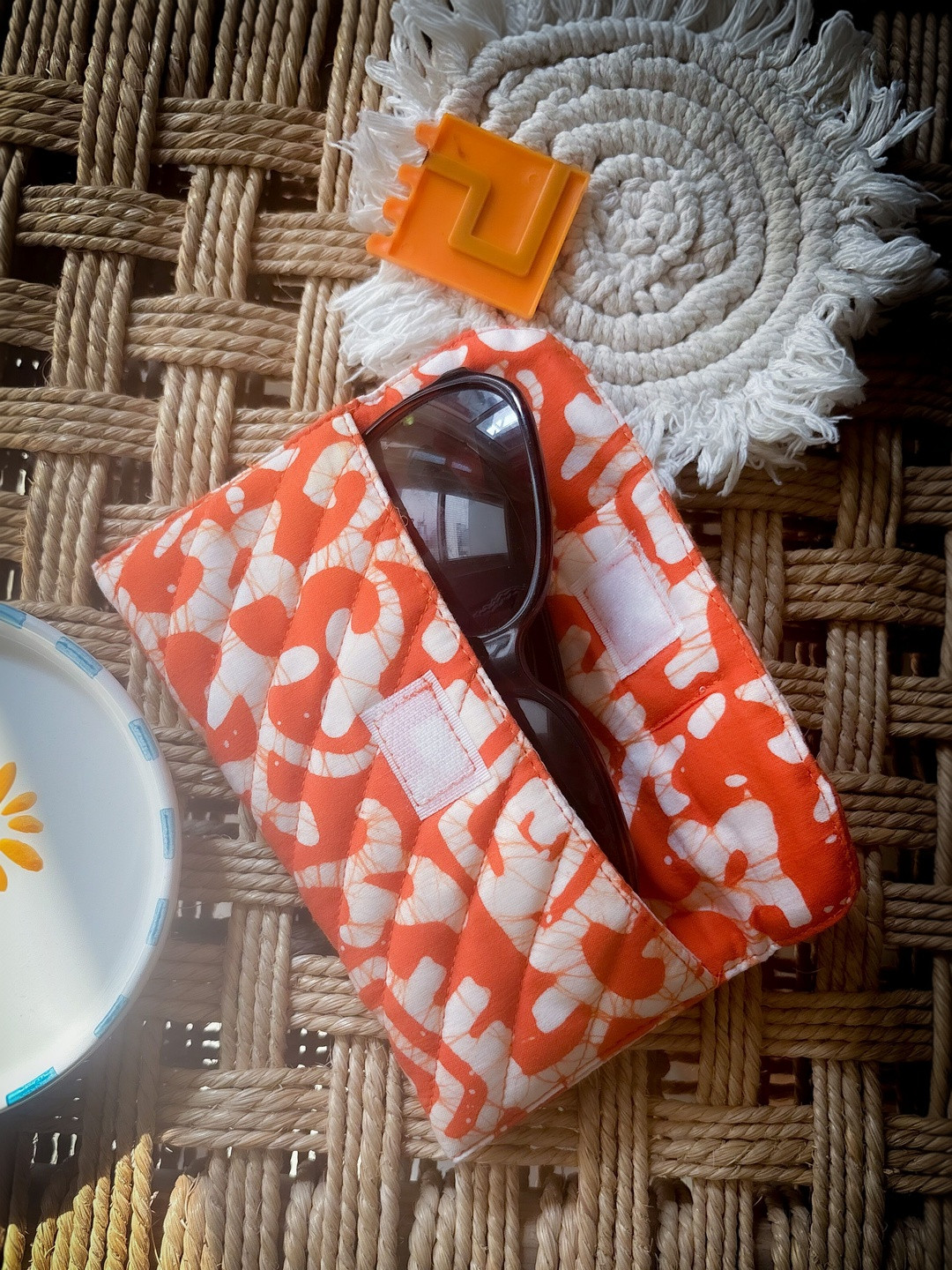 Canoopi Printed Cotton Sunglasses Case