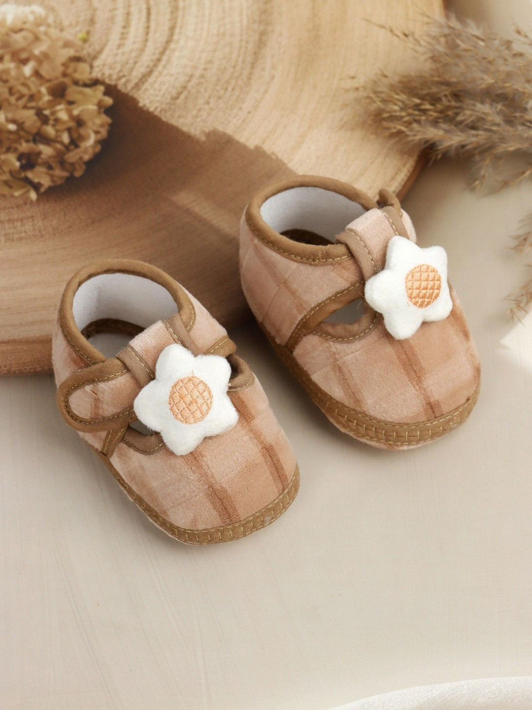 KIDSUN Unisex Infant Kids Casual Cotton Booties - Soft & Cozy Winter Shoes