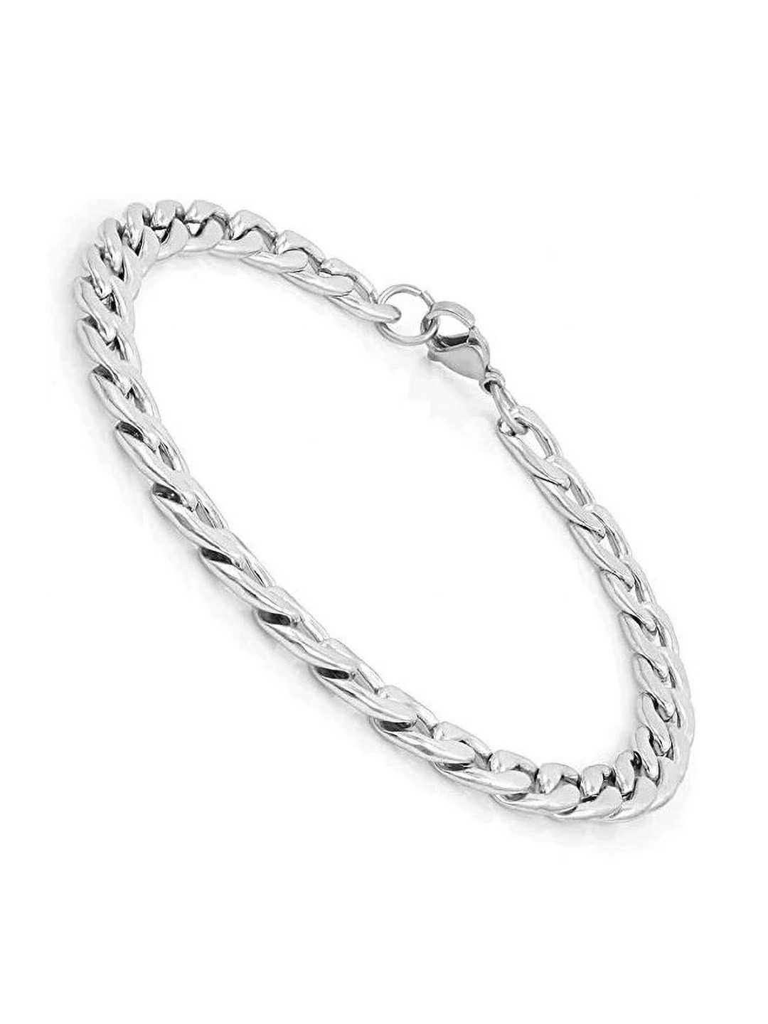 RV Jewels Unisex Silver-Plated Link Bracelet