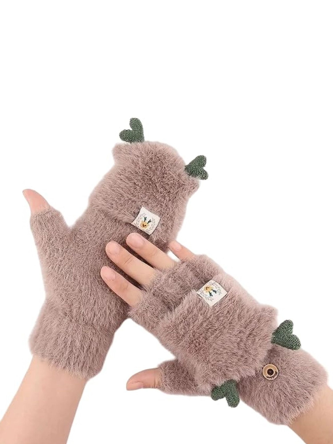 Bizarro.in Women Acrylic Winter Gloves