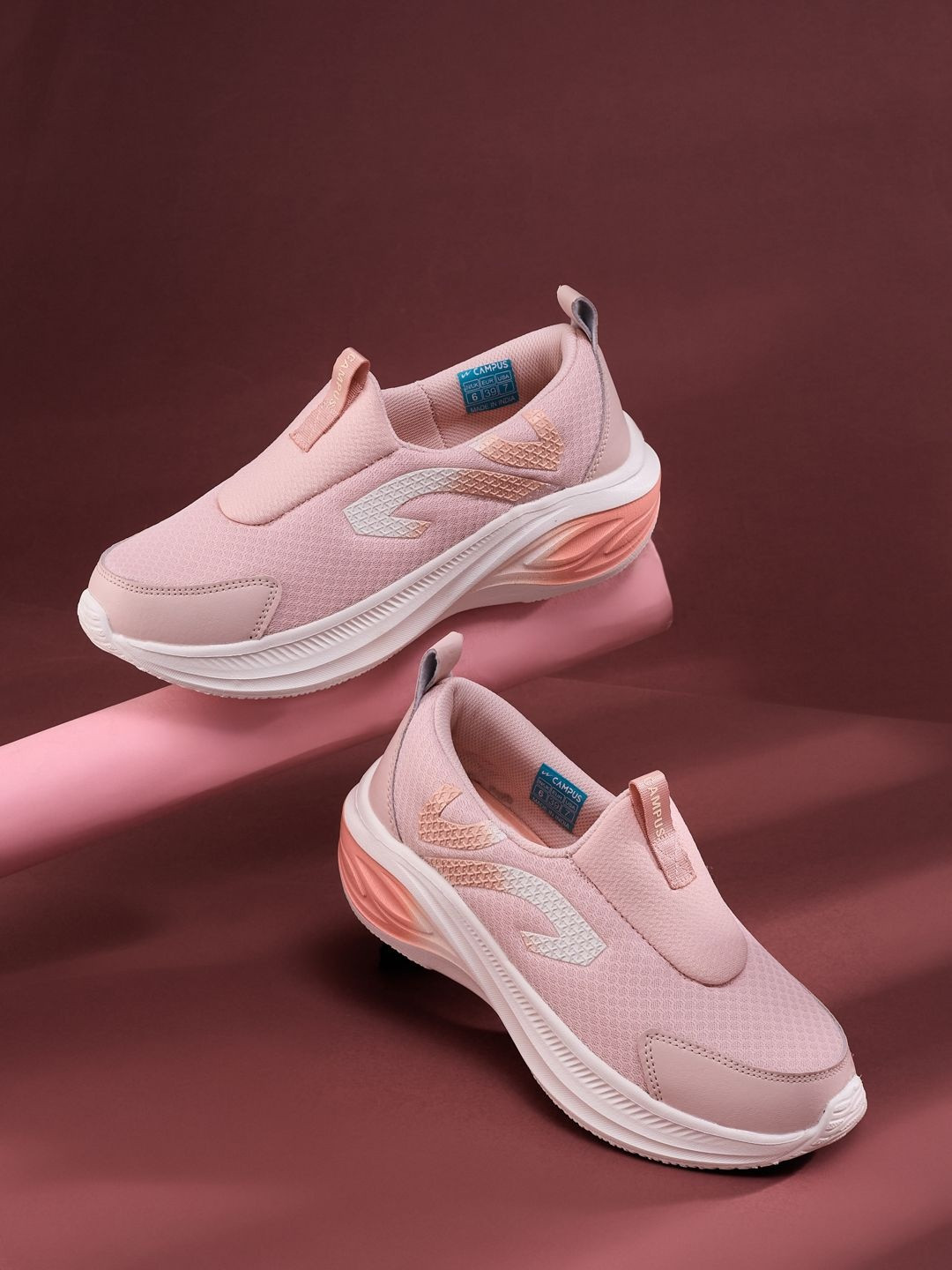Campus GISEL Women Mesh Walking Non-Marking Shoes