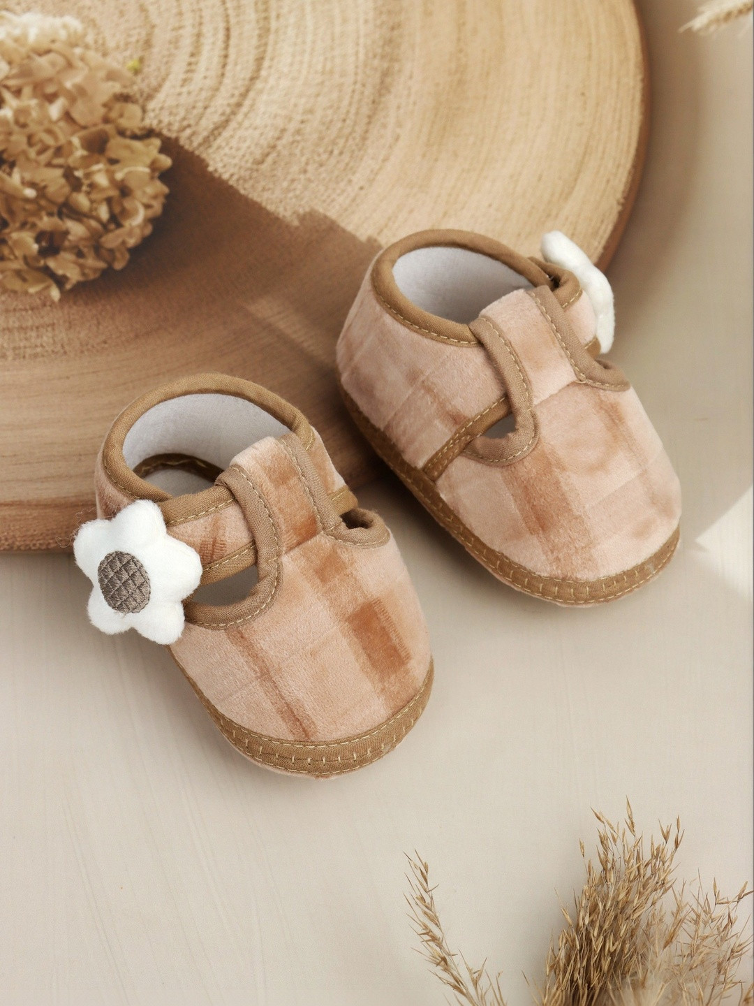 KIDSUN Unisex Infants Kids Cotton Booties - Soft Footwear