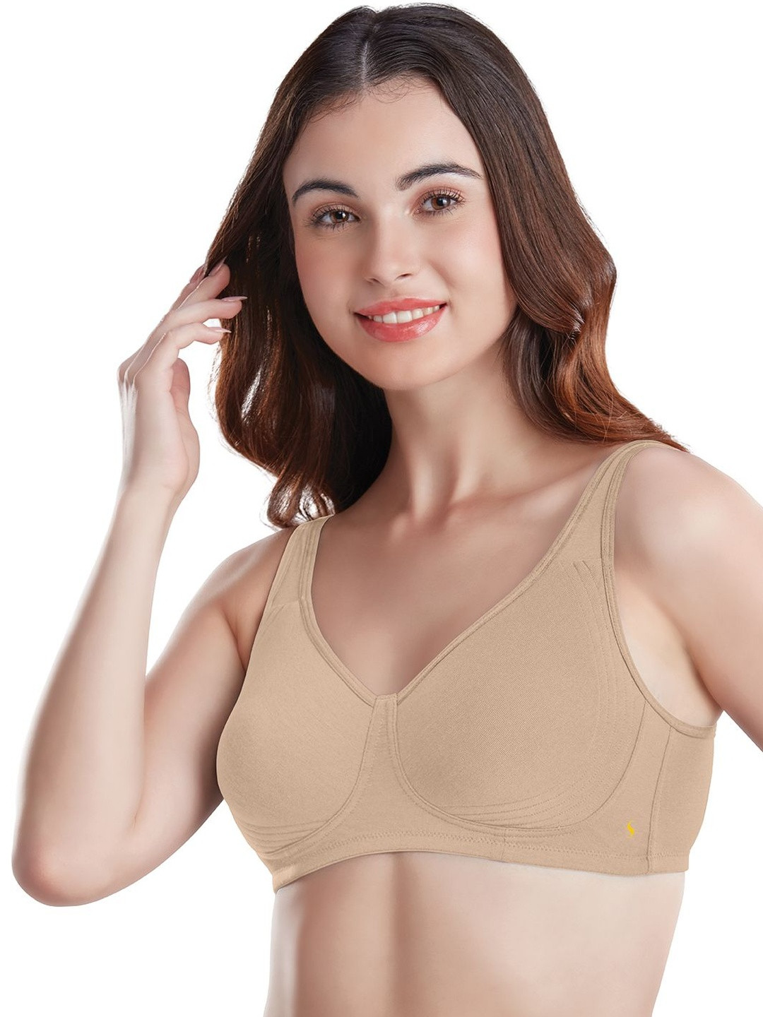 DIXCY SCOTT Slimz Wirefree Non-Padded Extended Shoulder Straps Side Support Bra - SB221