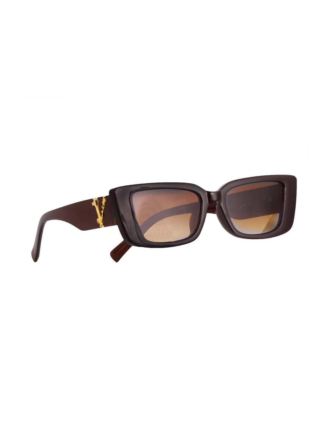 glitchez Unisex Brown Lens & Brown Other Sunglasses with