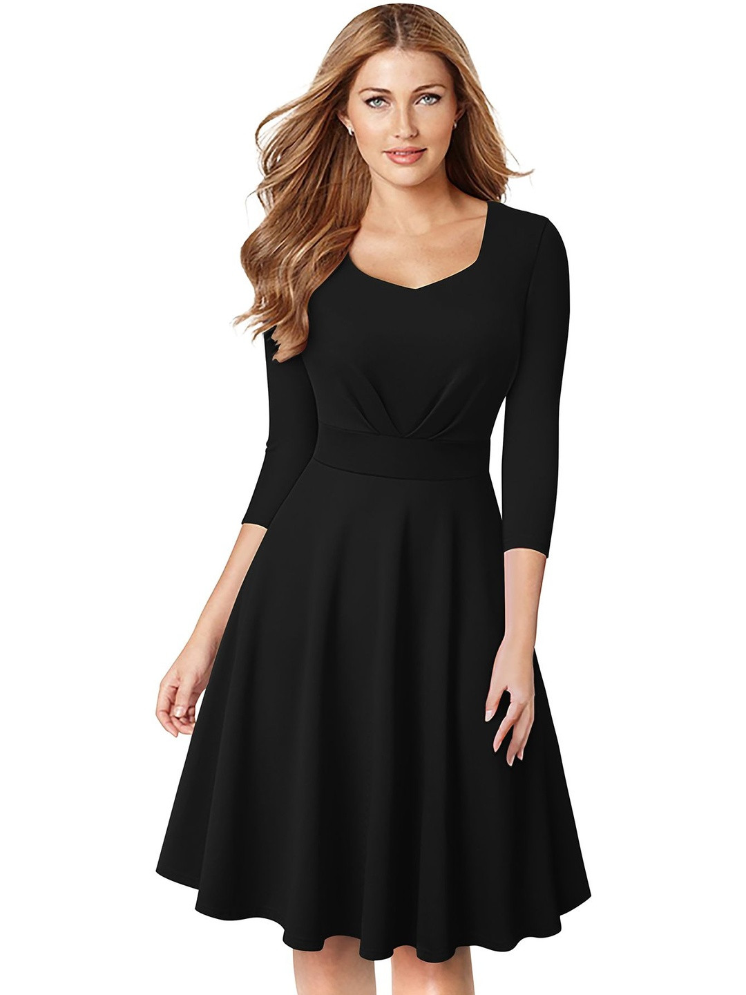Fashion2wear Crepe Fit & Flare Dress