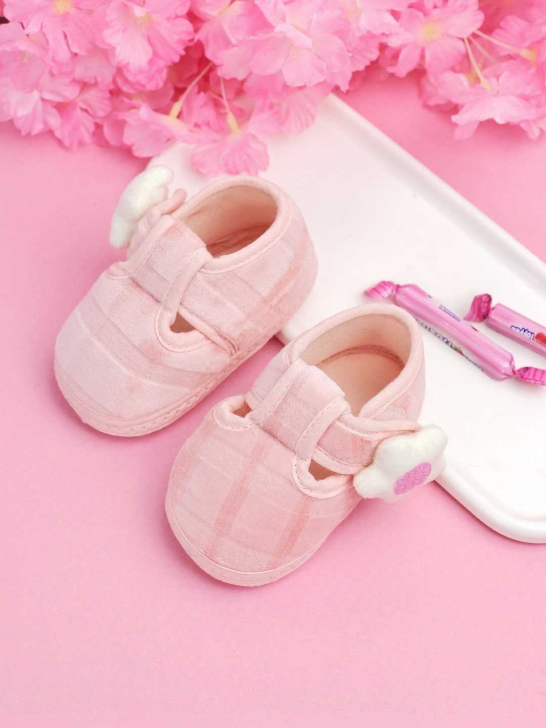 KIDSUN Unisex Infant Kids Casual Cotton Booties - Soft & Cozy Winter Shoes