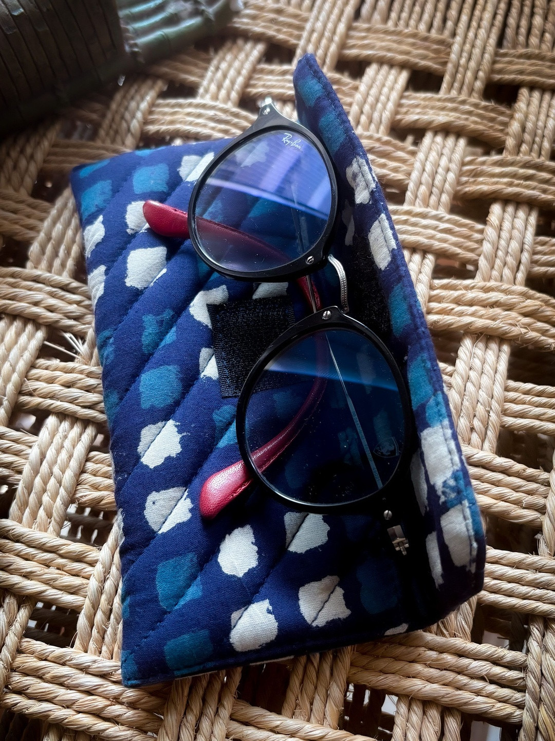 Canoopi Printed Cotton Sunglasses Case