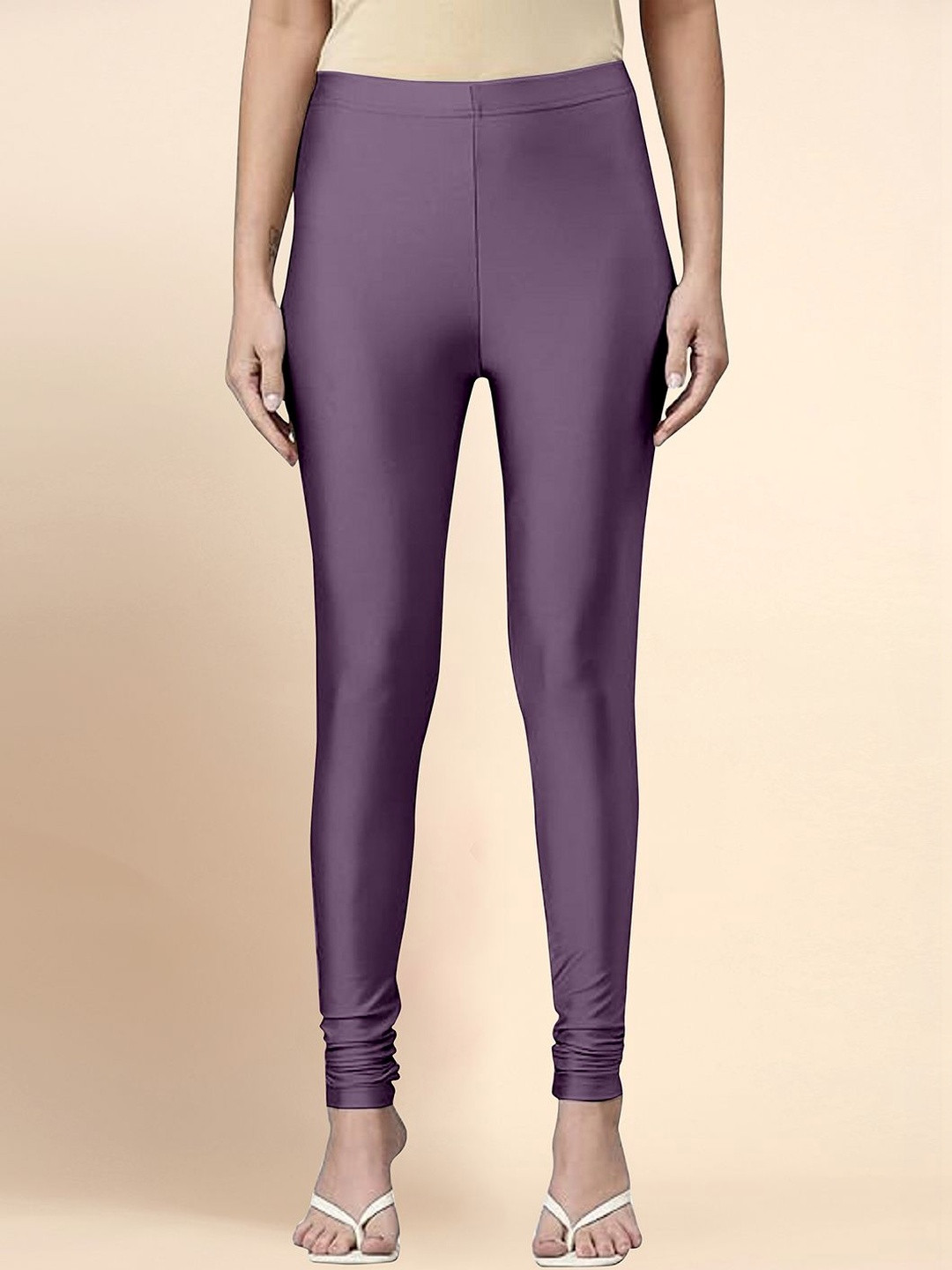 Trendmalls Women's Microfiber Elastane Stretch Soft Leggings With Ultrasoft Waistband