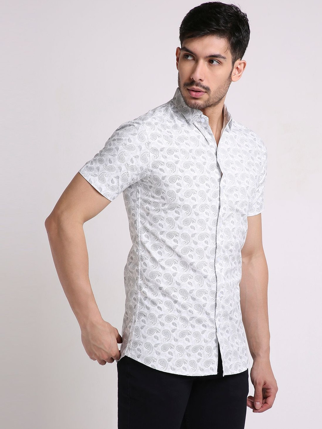 Mast & Harbour Men Standard Printed Casual Shirt