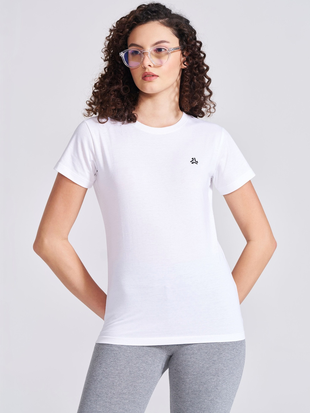 Campus AP WOMEN-TOP SUMMER Women Brand Logo Bio Finish T-shirt