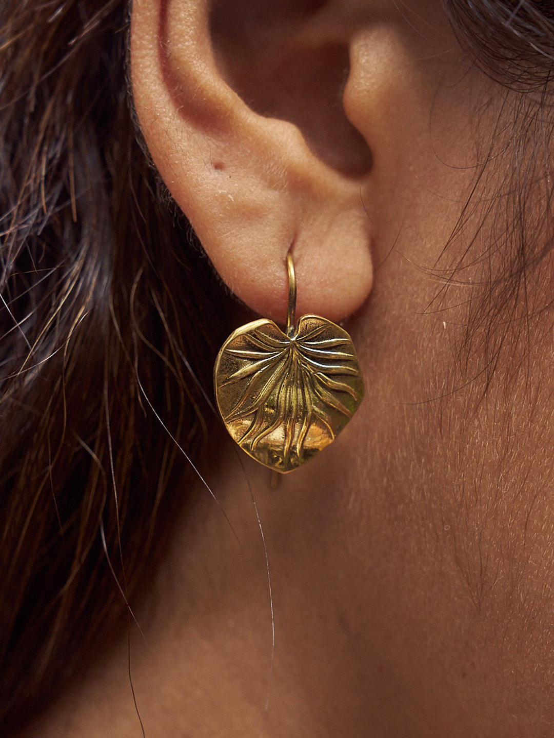 Soul Works Contemporary Hoop Earrings with free Brasso polishing Liquid