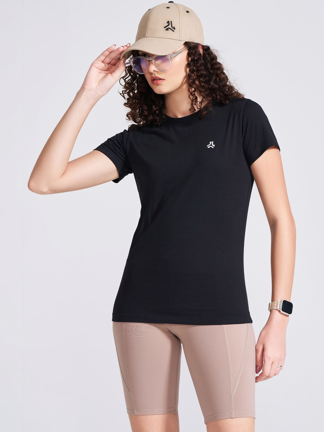 Campus AP WOMEN-TOP SUMMER Women Brand Logo Bio Finish T-shirt