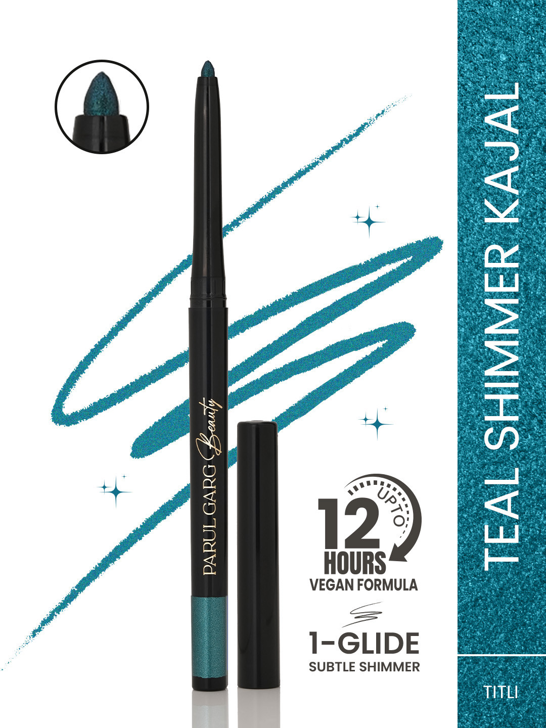Parul Garg Beauty Shimmer Bold Define Kajal For Smooth & Easy Application -0.3 g - Titli