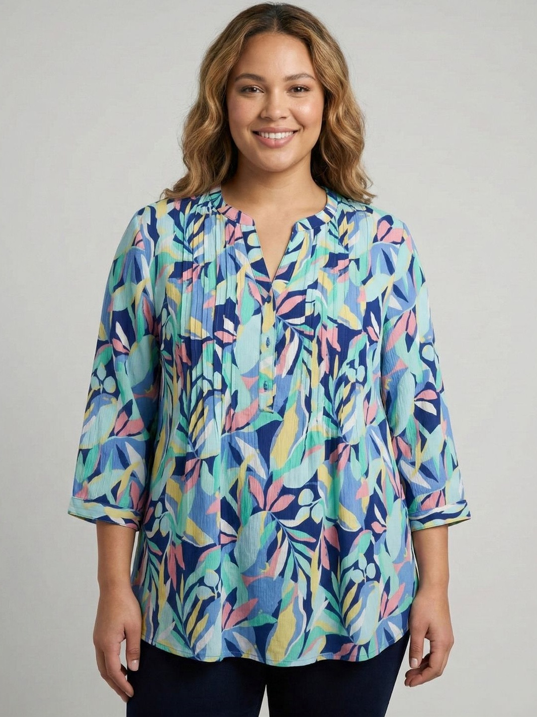 IX IMPRESSION Floral Print Top