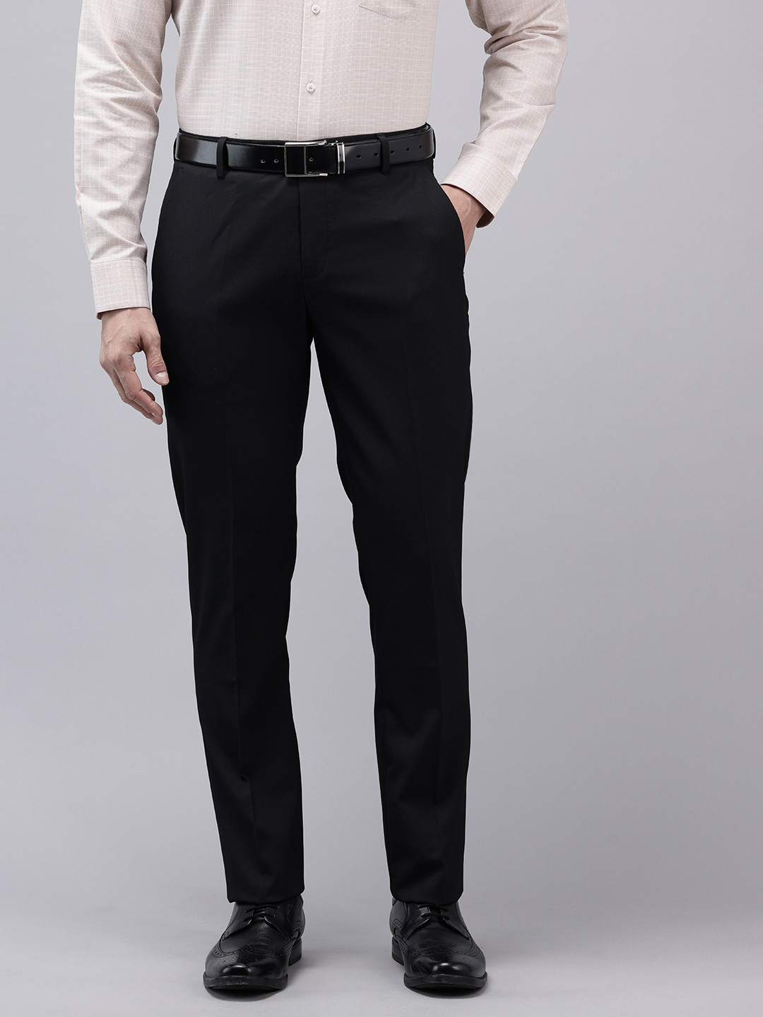 Arrow Men Tapered Fit Formal Trousers