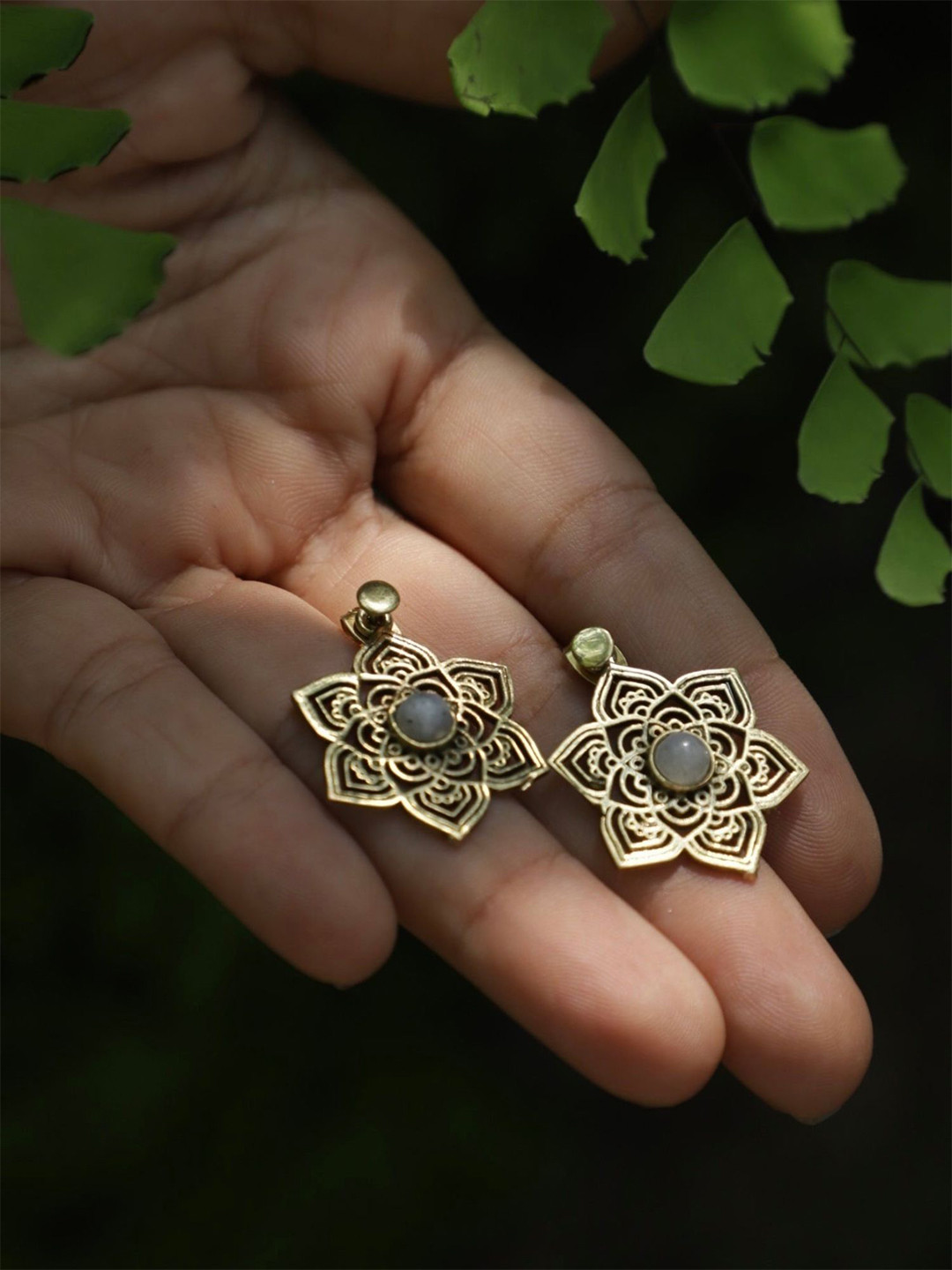 Soul Works Contemporary Drop Earrings with free Brasso polishing Liquid