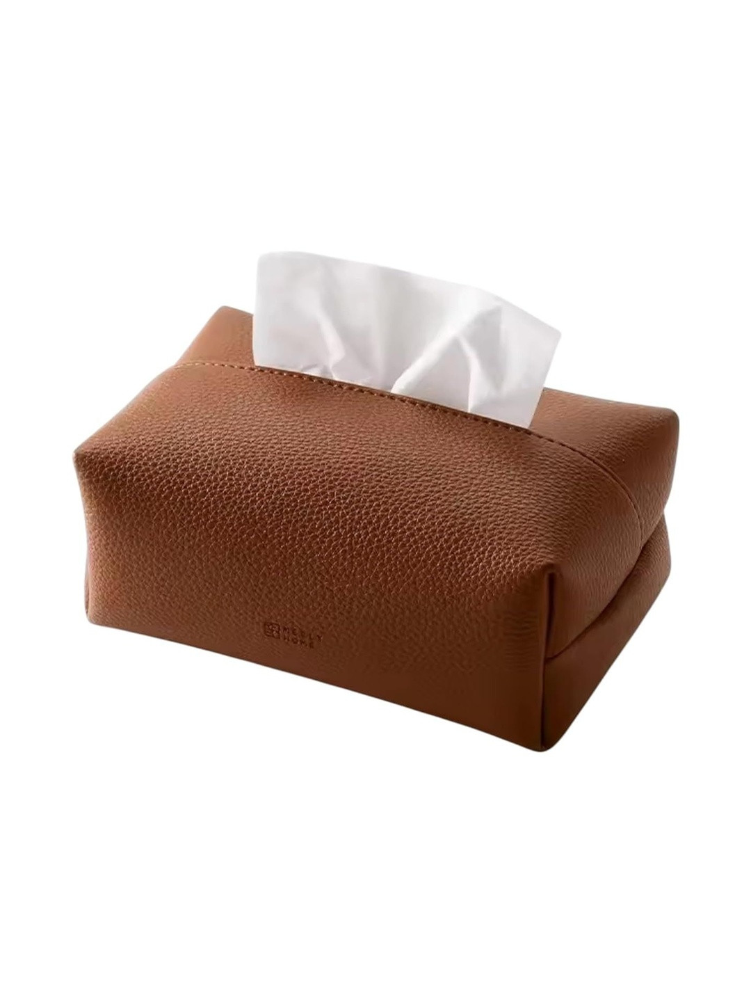 AUGEN Brown Leather Tissue Holders