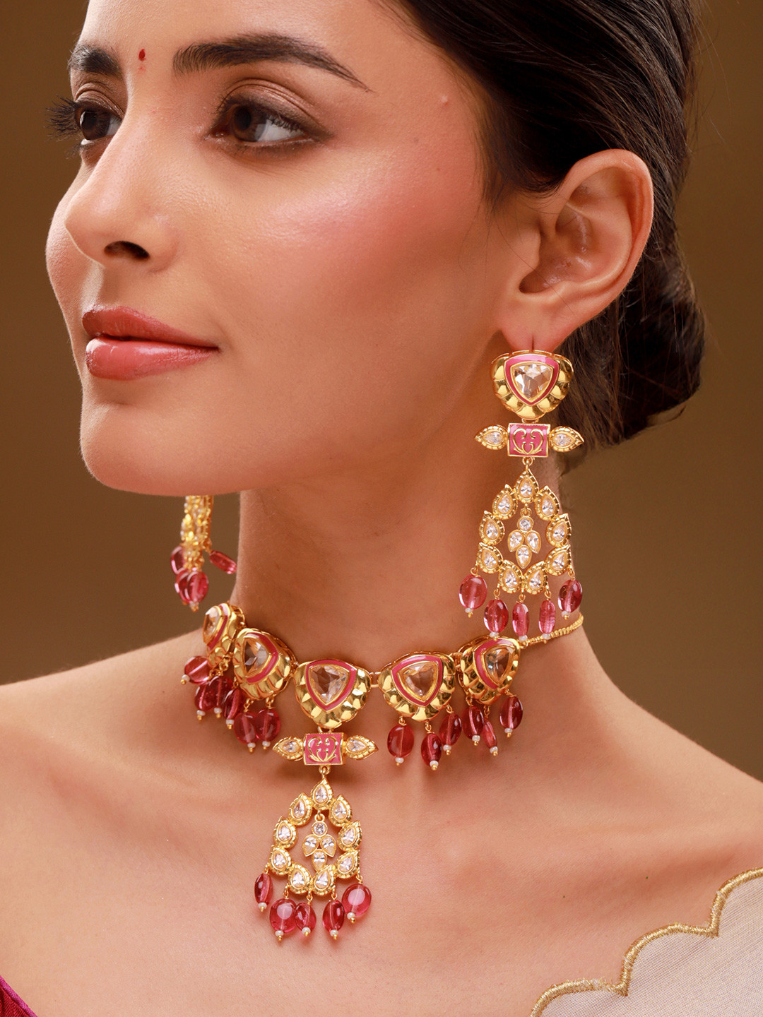 Queens of Rajasthan Rutani Collar Necklace Set