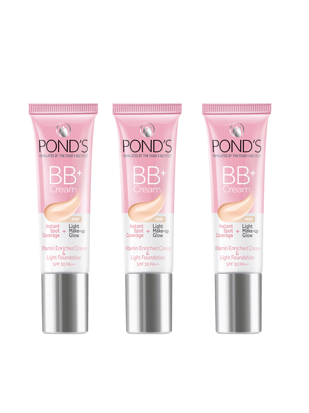 Ponds Set of 3 BB+ Cream Instant Spot Coverage - 9 g each - Ivory
