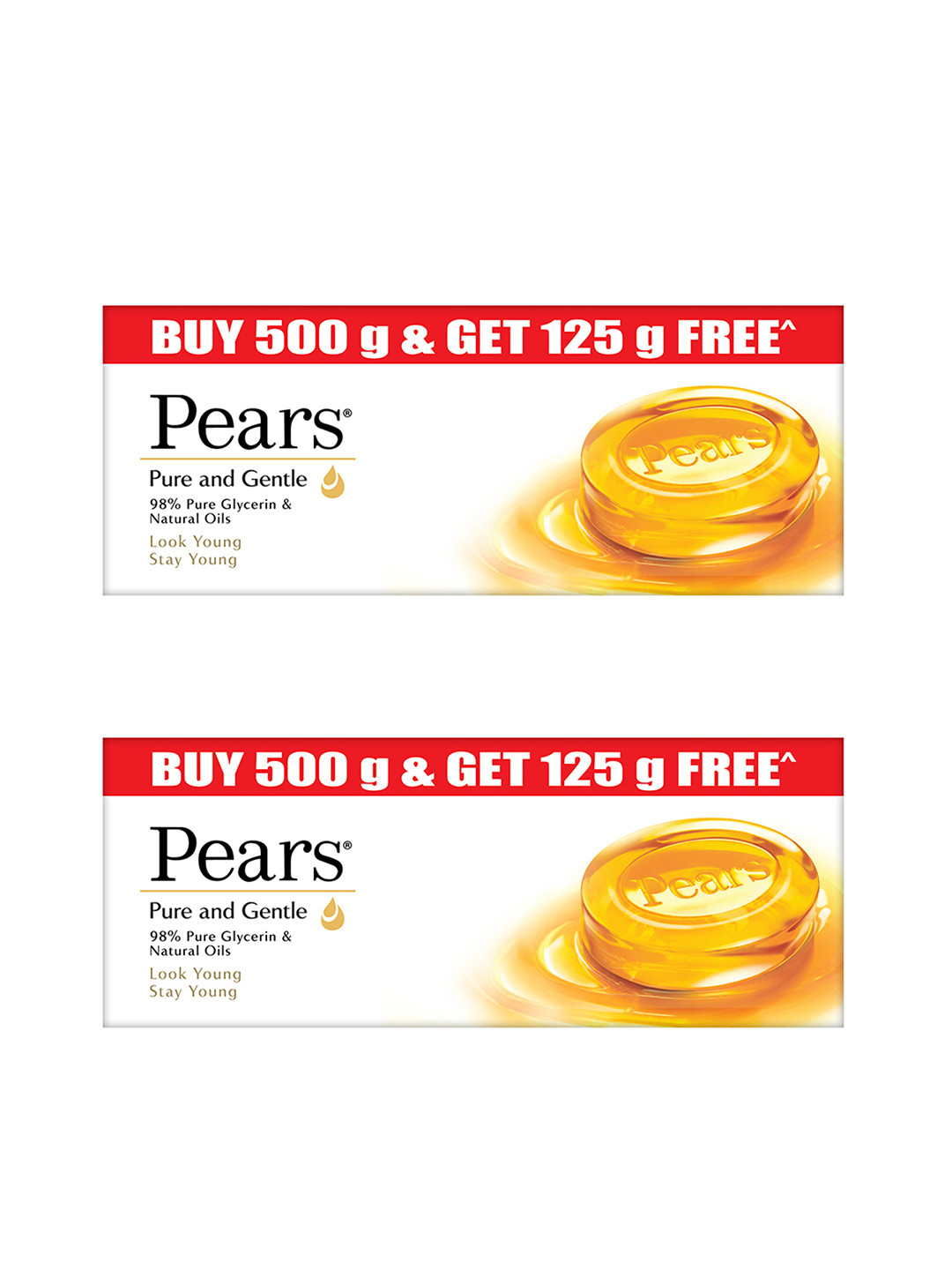 Pears Unisex Set of 8 Pure & Gentle Bathing Bars with 2 Free Bathing Bars