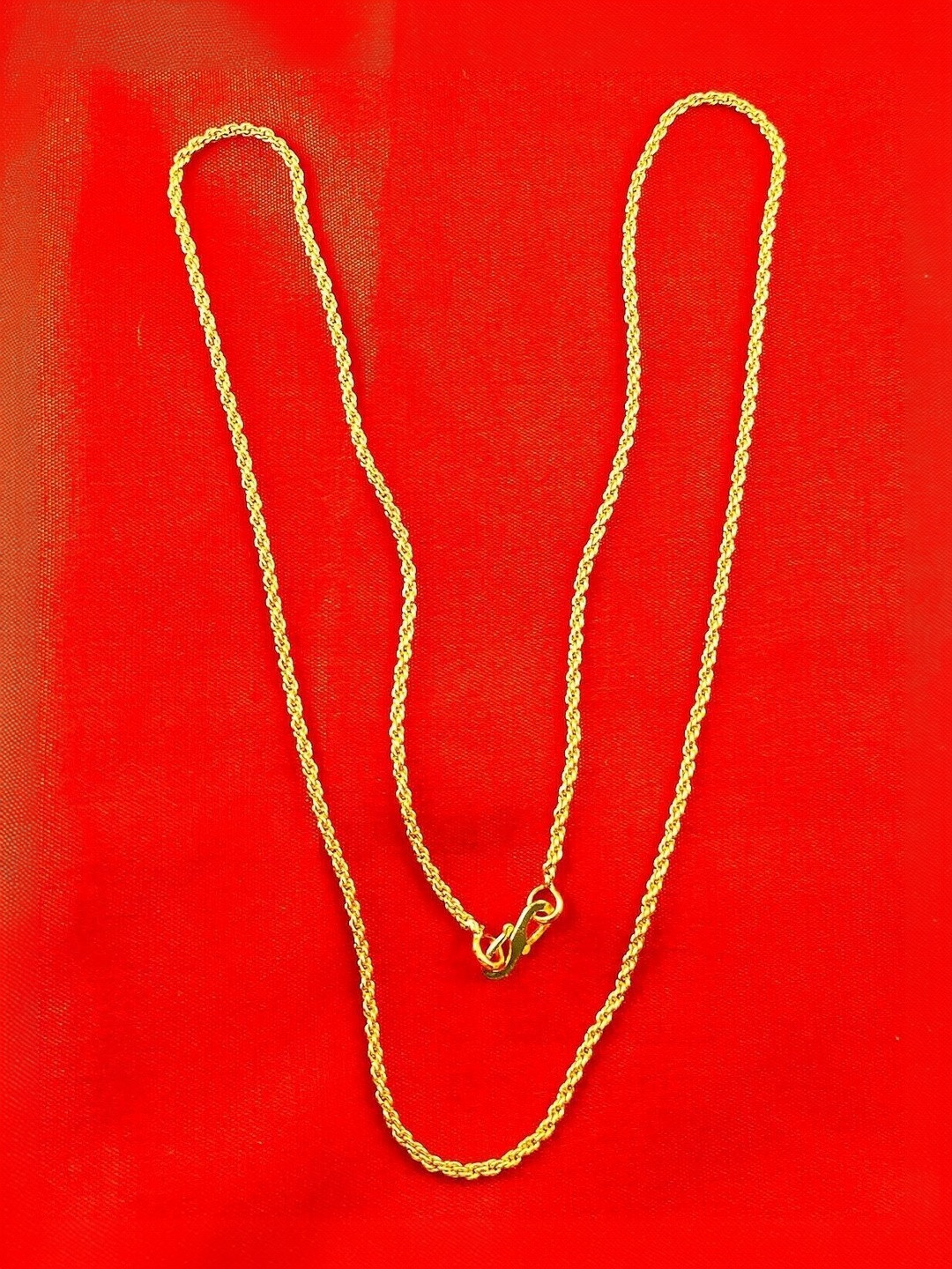 RV Jewels Unisex Brass Gold-Plated Chain
