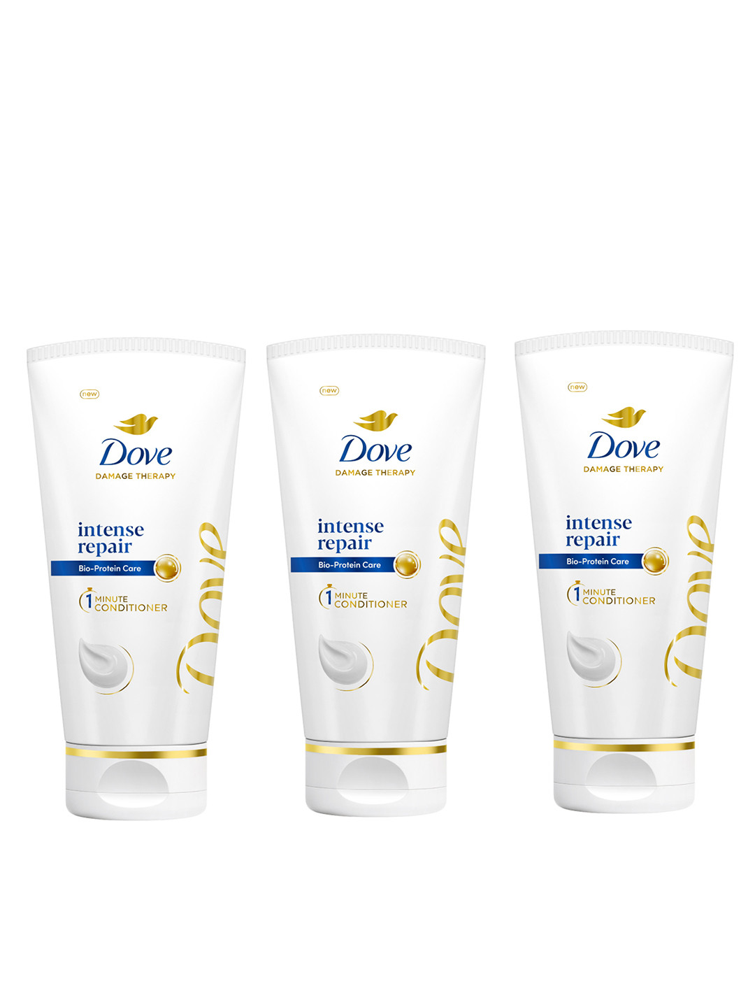 Dove 3 Pcs Pro Biotin Care Intense Repair Hair Conditioner - 75ml each