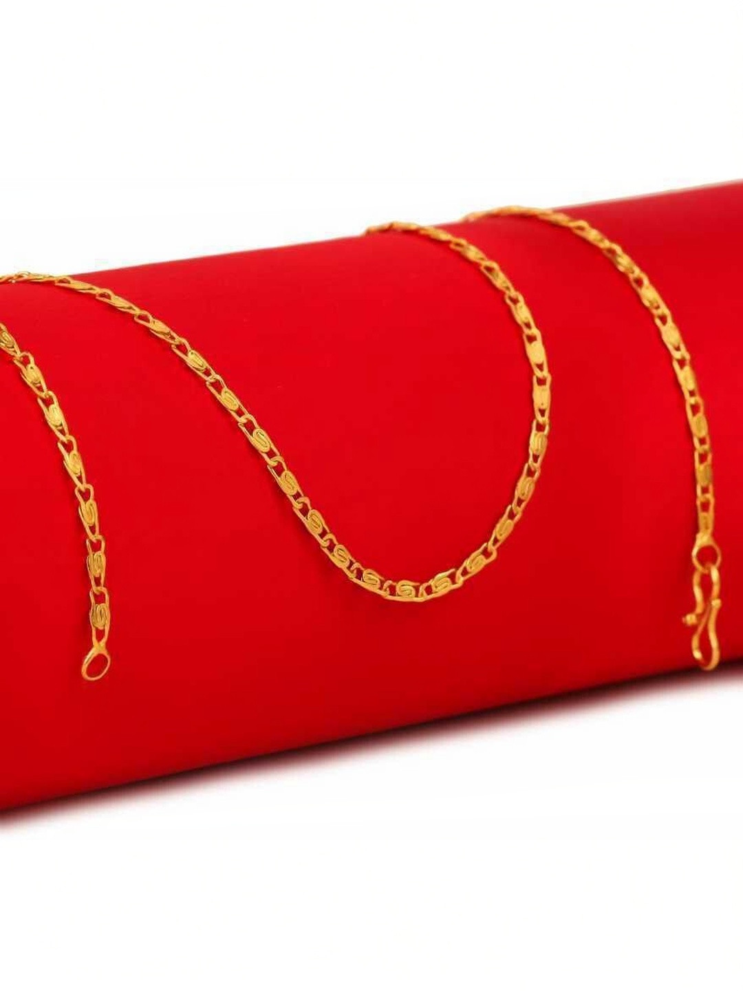 RV Jewels Unisex Brass Gold-Plated Chain