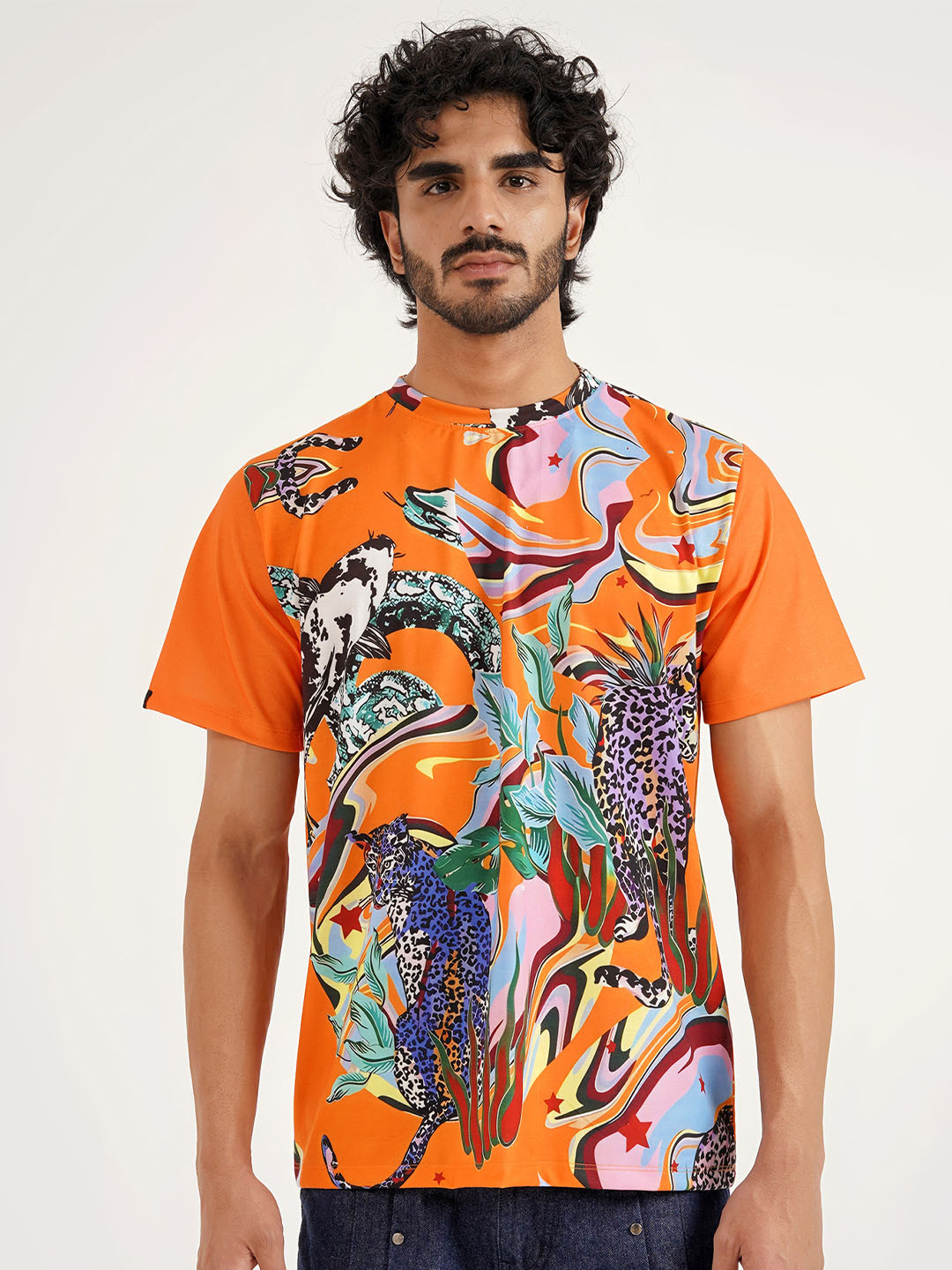 Clazzey Men Printed T-shirt