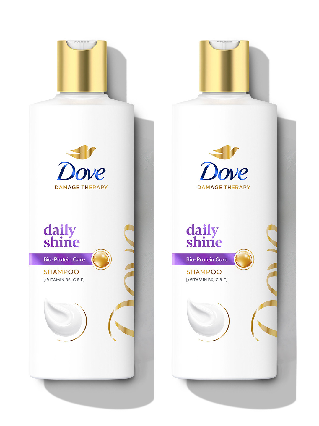Dove Set of 2 Hair Therapy Daily Shine Shampoo for Dull Hair - 340ml each