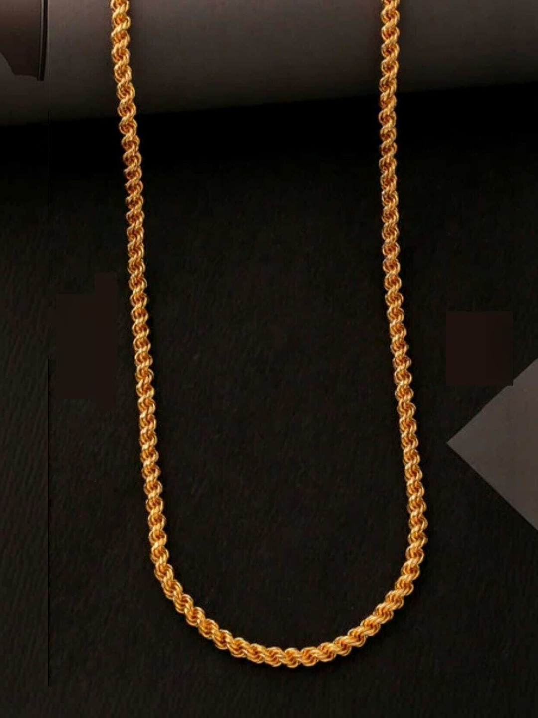 RV Jewels Unisex Brass Gold-Plated Chain
