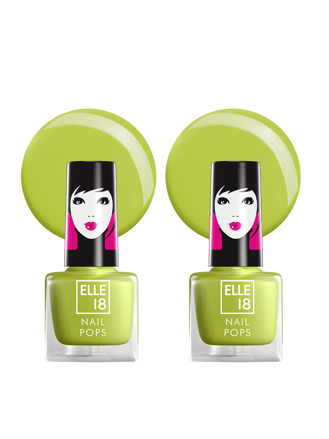ELLE 18 Set Of 2 Nail Pops Long Lasting Nail Polish 5ml Each - Shade 131